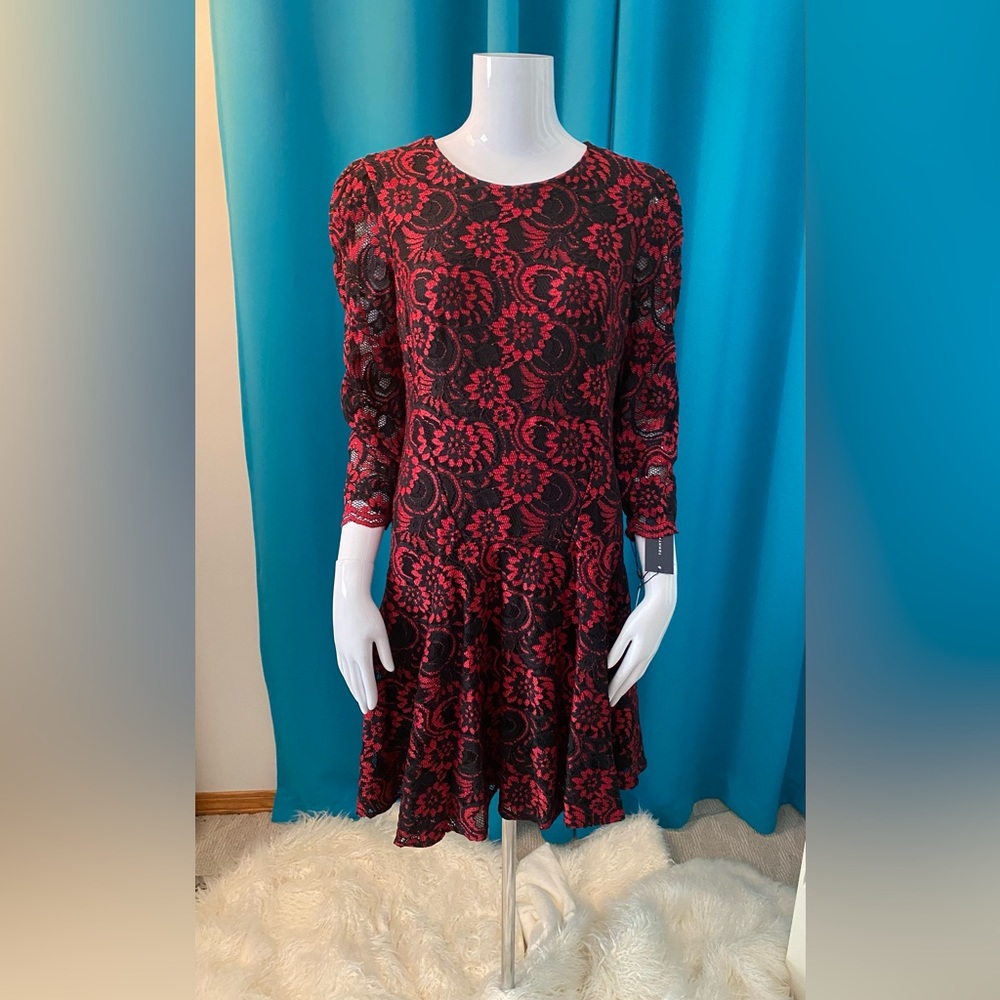 NEW with tags.Tommy Hilfiger lace overlay dress.